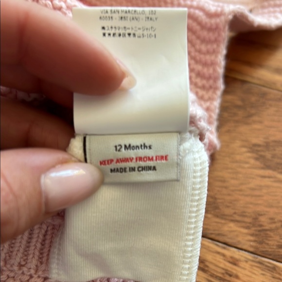 Stella McCartney Kids Pink Mushroom Knit Romper NWT 12mth - Picture 3 of 4